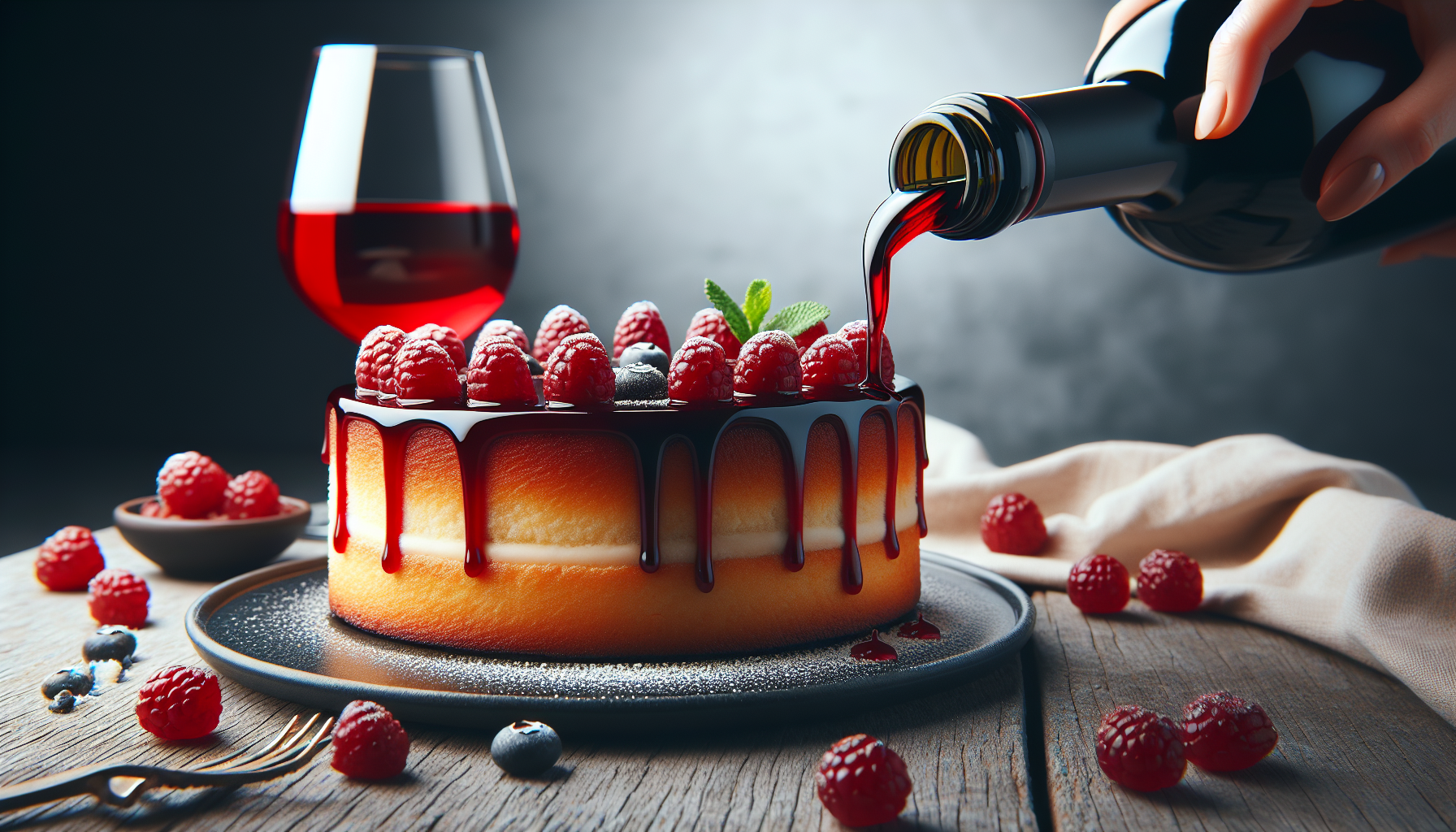 torta al vino rosso